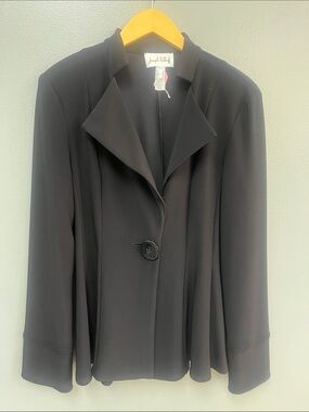 Joseph Ribkoff Black Single-Button Tailored Blazer